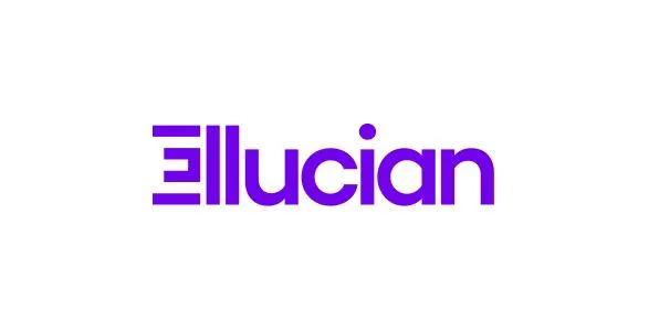 Ellucian logo in purple text on a white background.