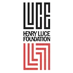 Henry Luce Foundation logo, black text, red geometric design.