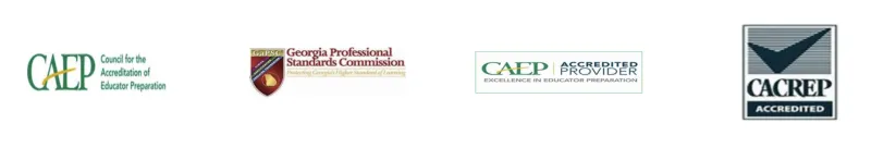 Four logos in a row, each distinct in design and color.