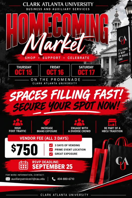 Homecoming Market Flyer